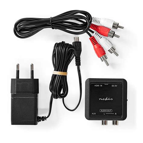 HDMI Naar Tulp En Jack Adapter Nedis