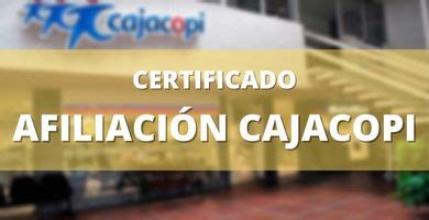 Descargar Certificado De Afiliaci N Cajacopi Colombia