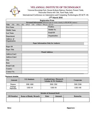 Fillable Online velammal institute of technology - Vidyarthiplus Fax ...