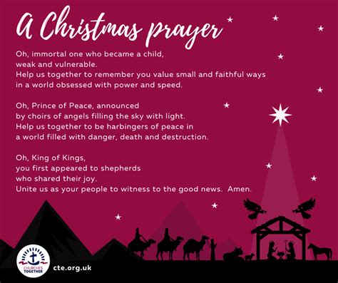 A Christmas Prayer – Churches Together in Cornwall infoHub