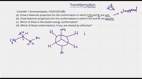 Drawing Newman Projections