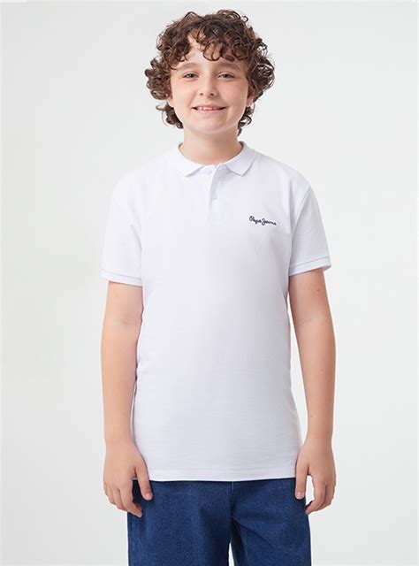 Ripley POLO MANGA CORTA PIQUÉ PEPE JEANS PARA NIÑO