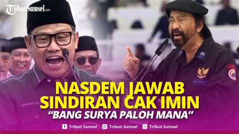 Detik Detik Sambutan Cak Imin Diduga Sindir Surya Paloh Pada Harlah