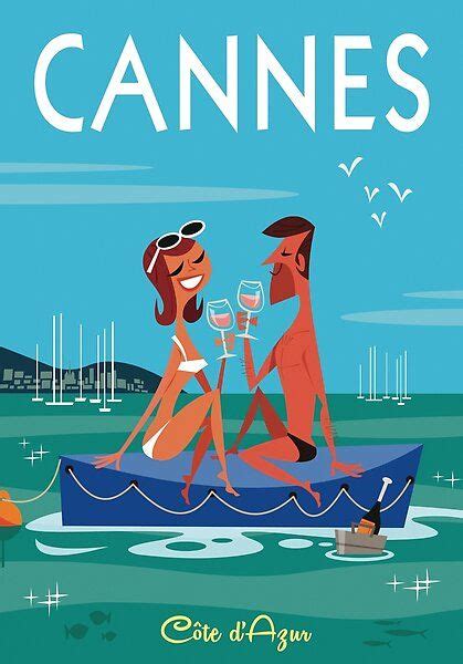 ‘antibes Poster By Gary Godel Artofit