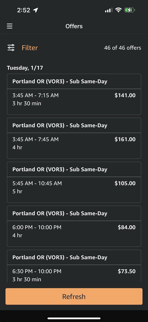 Who in Portland oregon took a VOR3 for $105 or less for 5. Hours this