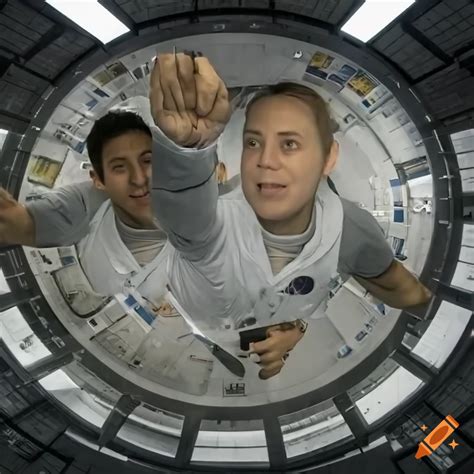 Selfie In A Zero Gravity Space Station On Craiyon