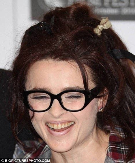 Helena Bonham Carter Surprises With A New Sexy Secretary Look Daily