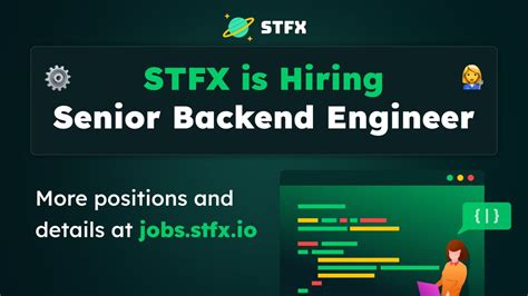 STFX Hiring Now On Twitter STFX Is Hiring For A Senior Backend