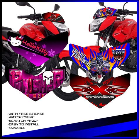 ROUSER 135 Pulsar 135 Bajaj Kawasaki Cowling STICKER DECALS Good