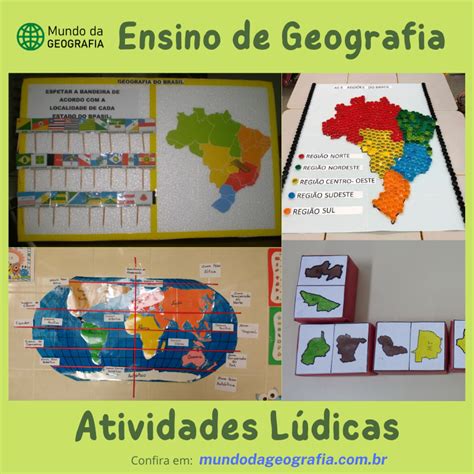 Ensino De Geografia Atividades L Dicas Mundo Da Geografia