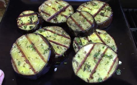 Grilled Eggplant With Garlic And Herbs Cooking Secrets For Men Recipe