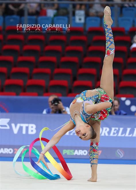 Arina Averina Russia Ribbon World Cup Pesaro Italy