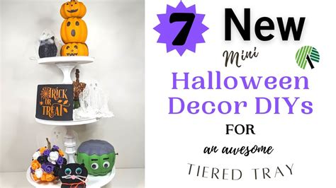 7 NEW DOLLAR AND BUDGET HALLOWEEN DECORATION DIYS MINIS CHALLENGE