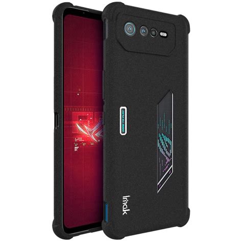 Imak Flexi Shock Sandy Feel Case For Asus ROG Phone 6 Black