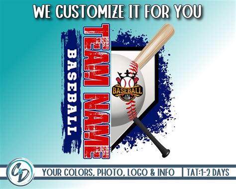 custom baseball team design baseball custom mascot png sublimation