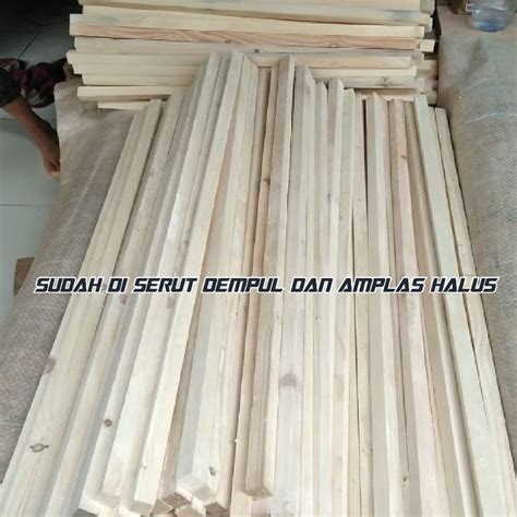 Jual Kaso Balok Kayu Jati Belanda X X Sudah Di Amplas Shopee