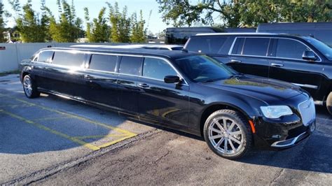 10 Passenger Black Chrysler 300 Limo Tropical Transportation Services Llc