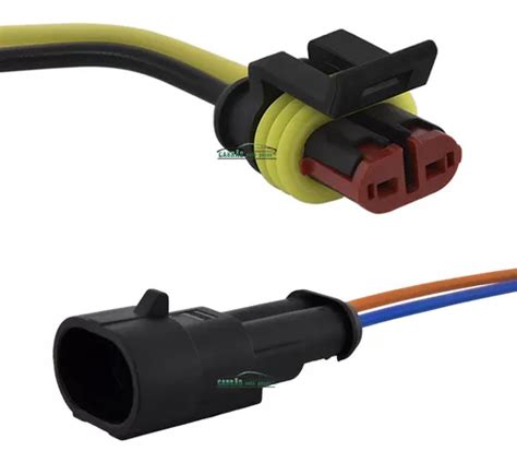 Soquete Plug Conector Macho F Mea Kit Vias Mercadolivre