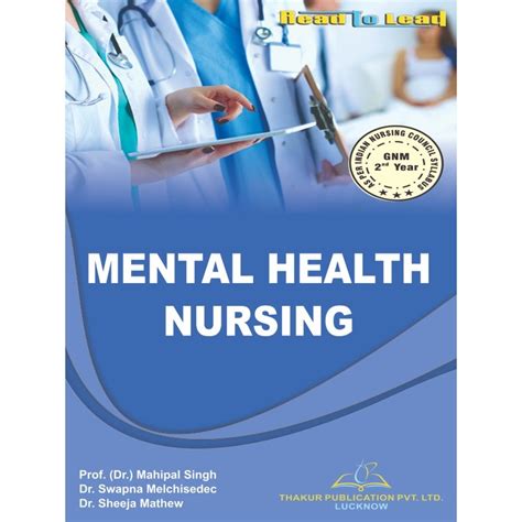 Mental Health Nursing Book For GNM 2nd Year Thakur Publication