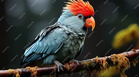 Premium AI Image | Palm Cockatoo Drumming