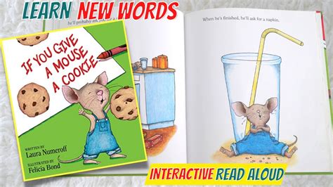 If You Give A Mouse A Cookie Book Read Aloud Learning Videos For