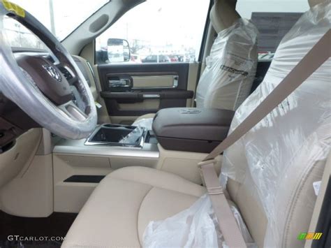 Canyon Brownlight Frost Beige Interior 2015 Ram 2500 Laramie Crew Cab