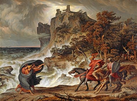 Macbeth And The Witches By Joseph Anton Koch Artvee