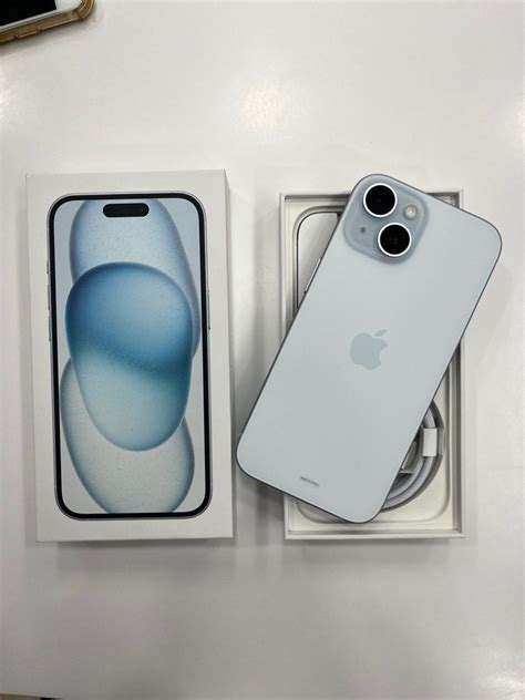 Cicilan Apple IPhone 15 128GB Blue Resmi Bunga Bisa 0 Telepon Seluler