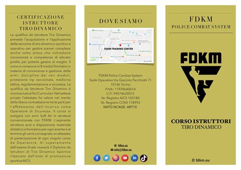 Corso Istruttore Tiro Dinamico FDKM EU