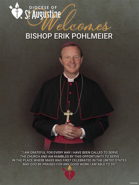 Diocese Of St Augustine Bishop Erik Pohlmeier Diocesan