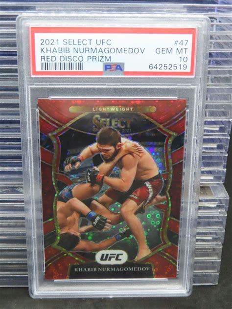 Khabib Nurmagomedov 2021 Select UFC 47 Concourse Red Disco 199 Price