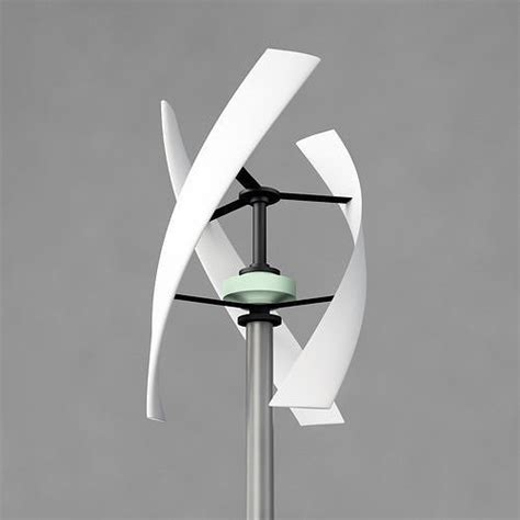 D Model Small Vertical Axis Wind Turbine Vawt Darrieus Helix Vr Ar