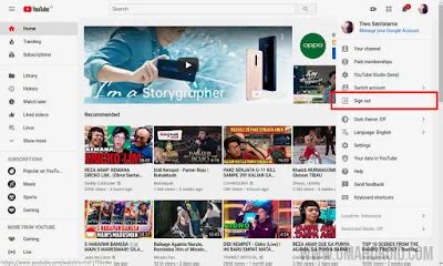 Cara Keluar Dari Akun Youtube Versi Baru Di Hp Android Works Umahdroid