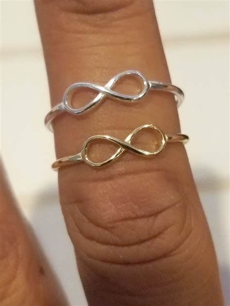 Infinity Ring Sterling Silver Small Infinity Available In Sterling