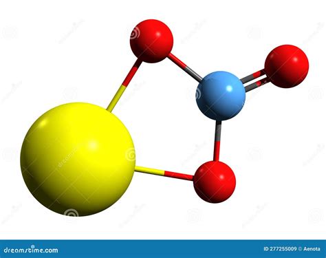 3D Image of Calcium Carbonate Skeletal Formula Stock Illustration ...