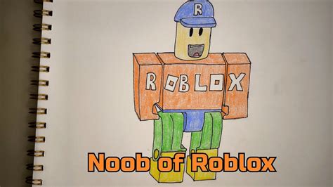 How To Draw Noob Of Roblox Youtube