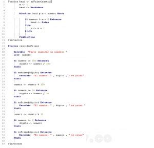 Funciones Pseint Hallar La Cantidad De Primos Tutorias Co