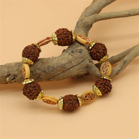 Mukhi Java Rudraksha Gold Plated Bracelet Fpssslsl Org Pg