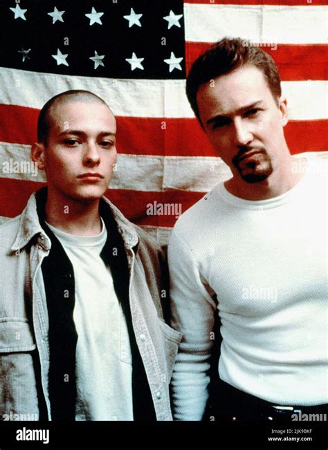 Edward Furlong And Edward Norton Film American History X 1998