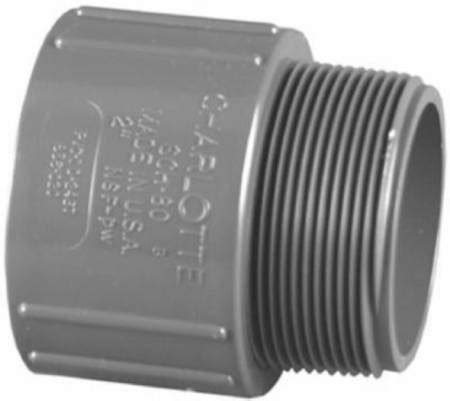 Lasco Fittings In Pvc Schedule Male Adapter