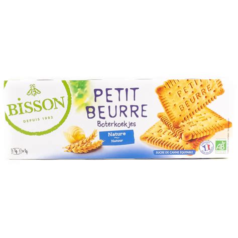 Bisson Biscuits Sablés Petits Beurre Nature Bio 150g Coopnature