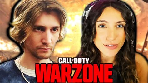 Xqc Plays Warzone With Nadia Youtube