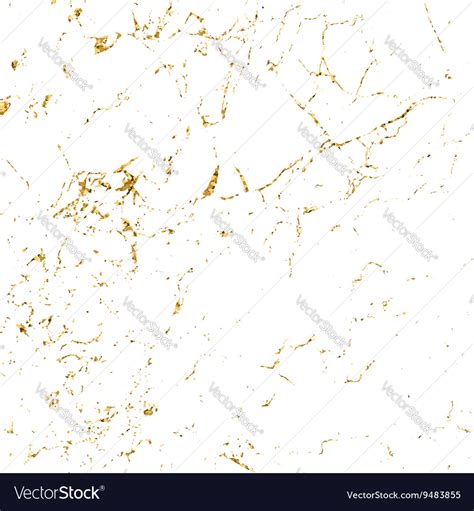 Grunge marble texture white gold Royalty Free Vector Image