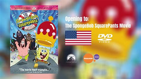 Opening To The Spongebob Squarepants Movie Us Dvd Youtube