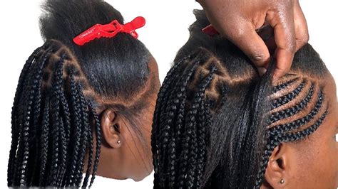 Cornrows To Try Feeding In Braids Vs Knotless Braiding For Beginners