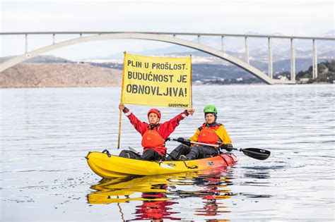 Greenpeaceov Prosvjed Kod Plinovoda Omi Alj Zlobin Milijuna Eura