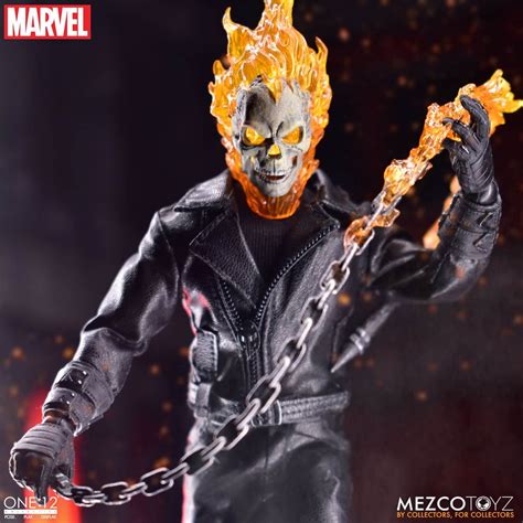 Mezco One 12 Collective Ghost Rider And Hell Cycle Set 4colorheroes