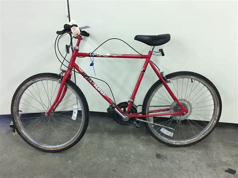 Red Huffy Scout Mountain Bike