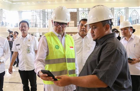 Atang Minta Pembangunan Masjid Agung Bogor Selesai Tepat Waktu