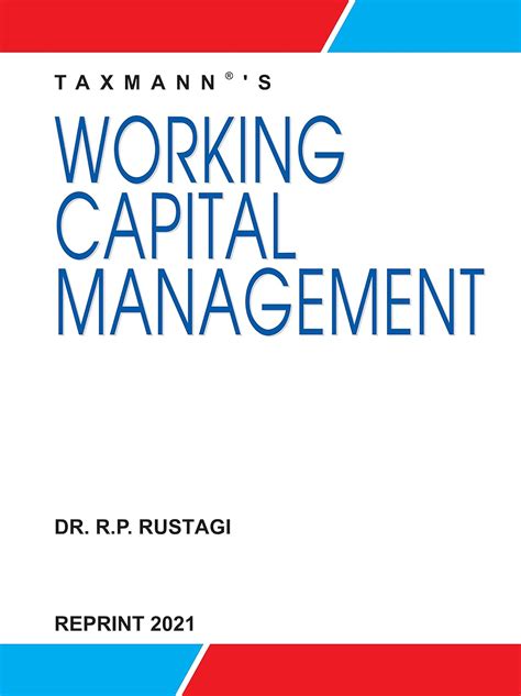 Buy Taxmann S Working Capital Management Comprehensive Authentic Book